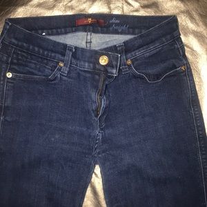 7 for all mankind slim straight size 29